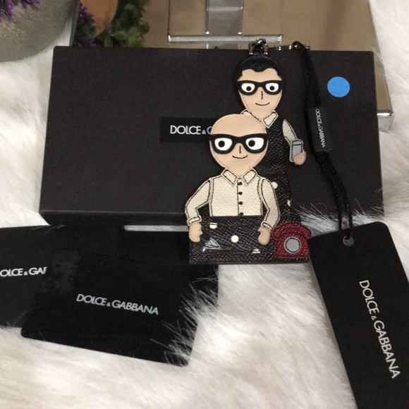 Dolce & Gabbana Leather Keychain/Bag Charm - Picture 11 of 11